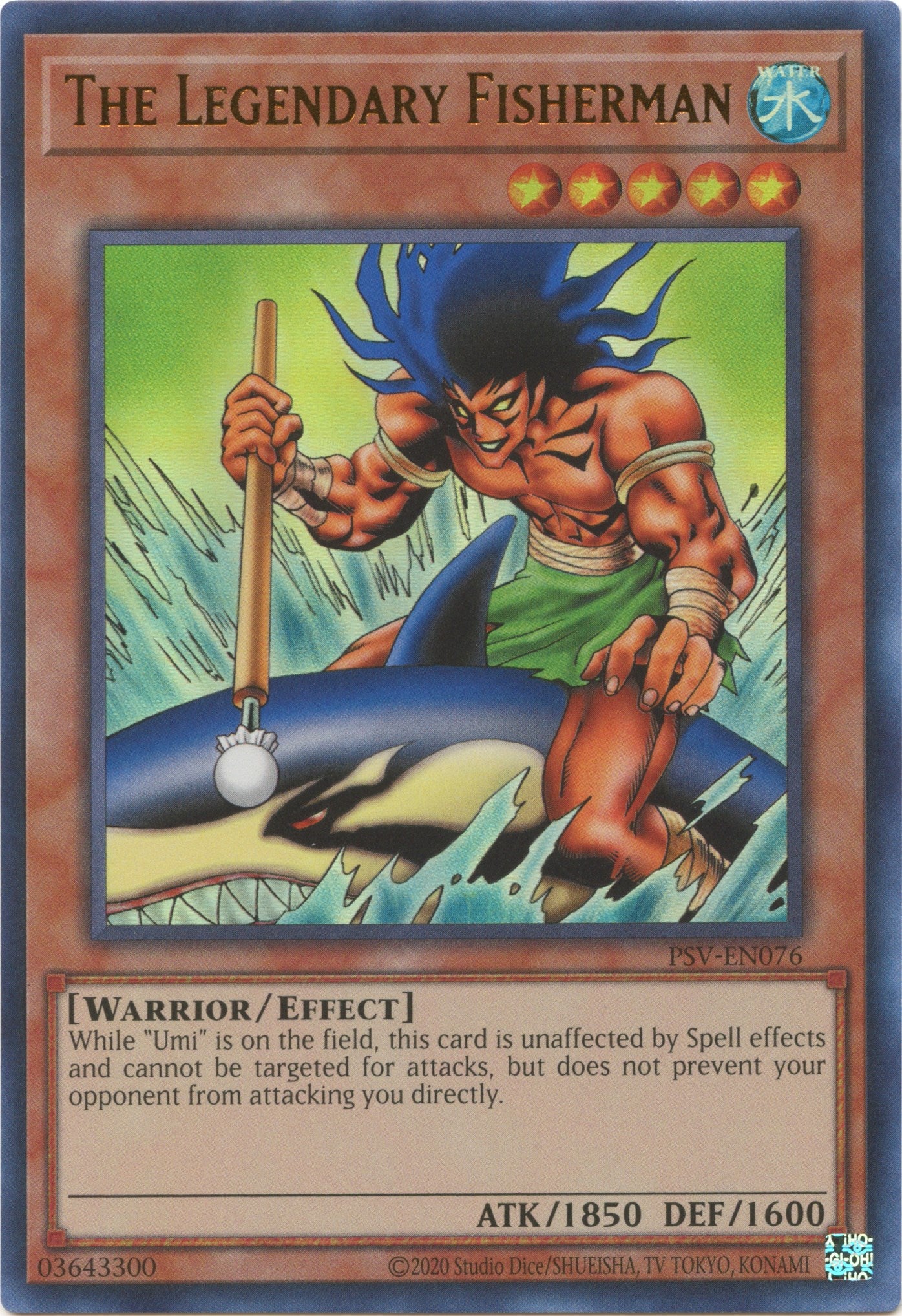 The Legendary Fisherman (25th Anniversary) [PSV-EN076] Ultra Rare | Dragon's Lair Comics and Fantasy Houston TX