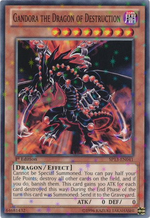 Gandora the Dragon of Destruction [SP13-EN041] Starfoil Rare | Dragon's Lair Comics and Fantasy Houston TX
