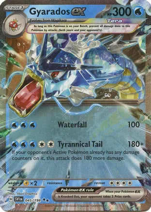 Gyarados ex (045/198) [Scarlet & Violet: Base Set] | Dragon's Lair Comics and Fantasy Houston TX
