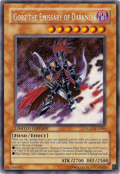 Gorz the Emissary of Darkness [DLG1-EN000] Secret Rare | Dragon's Lair Comics and Fantasy Houston TX