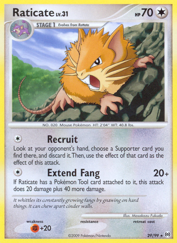 Raticate (29/99) [Platinum: Arceus] | Dragon's Lair Comics and Fantasy Houston TX