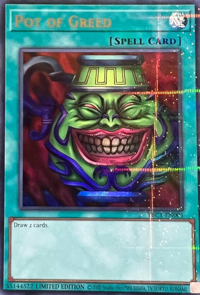 Pot of Greed [TBC1-EN001] Ultra Rare | Dragon's Lair Comics and Fantasy Houston TX