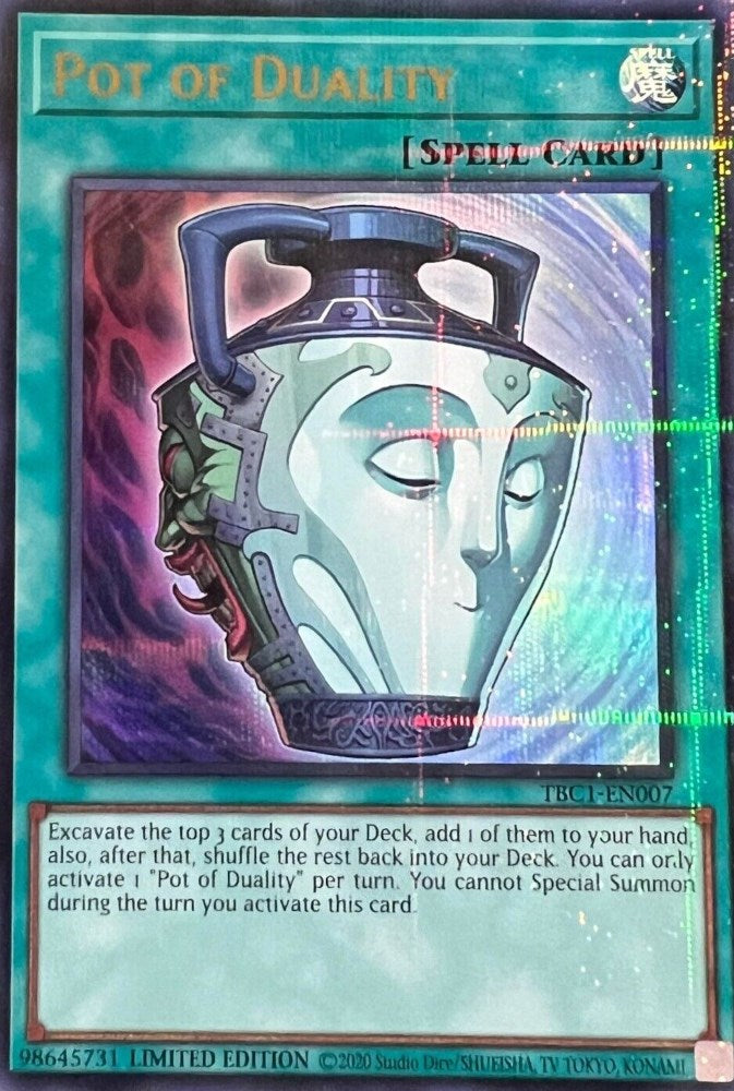Pot of Duality [TBC1-EN007] Ultra Rare | Dragon's Lair Comics and Fantasy Houston TX