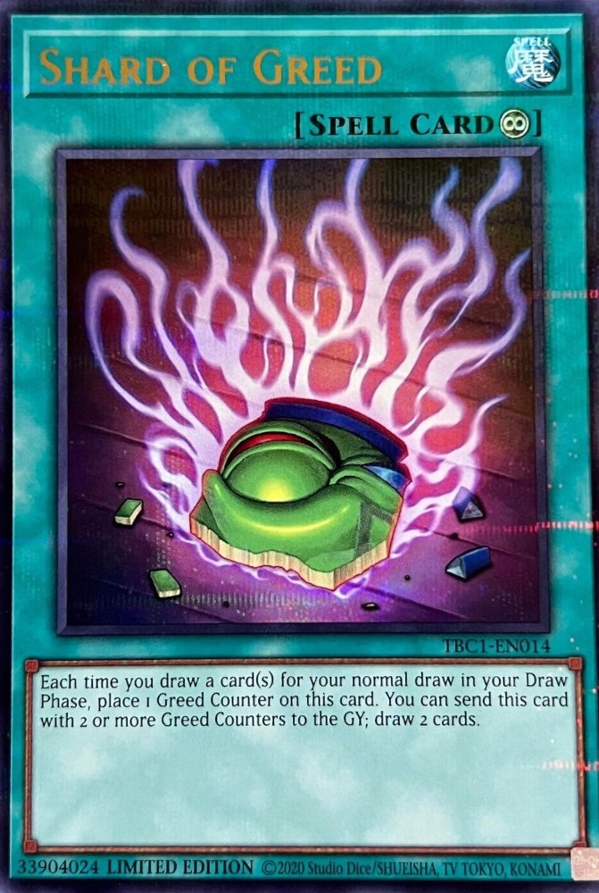 Shard of Greed [TBC1-EN014] Ultra Rare | Dragon's Lair Comics and Fantasy Houston TX