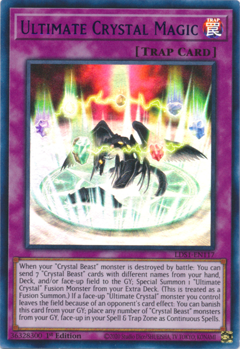 Ultimate Crystal Magic (Purple) [LDS1-EN117] Ultra Rare | Dragon's Lair Comics and Fantasy Houston TX