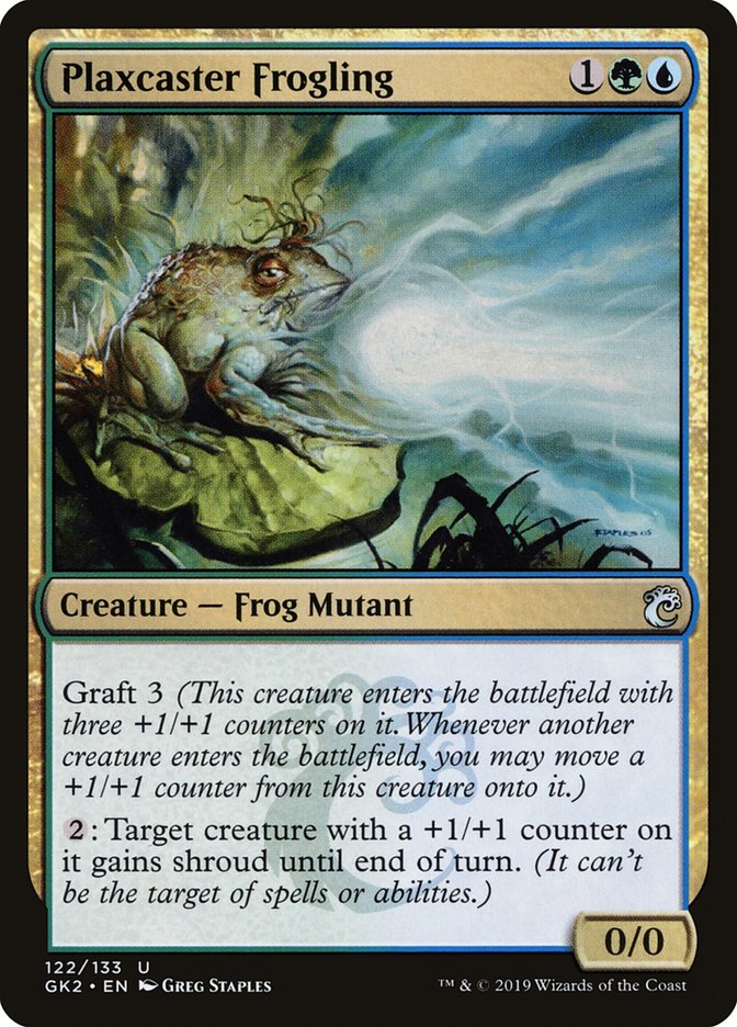 Plaxcaster Frogling [Ravnica Allegiance Guild Kit] | Dragon's Lair Comics and Fantasy Houston TX