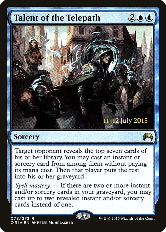 Talent of the Telepath [Magic Origins Prerelease Promos] | Dragon's Lair Comics and Fantasy Houston TX