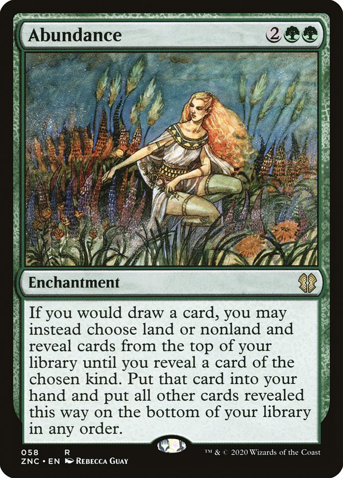 Abundance [Zendikar Rising Commander] | Dragon's Lair Comics and Fantasy Houston TX