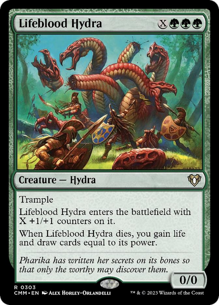 Lifeblood Hydra [Commander Masters] | Dragon's Lair Comics and Fantasy Houston TX