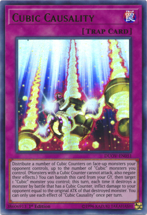 Cubic Causality [DUOV-EN051] Ultra Rare | Dragon's Lair Comics and Fantasy Houston TX