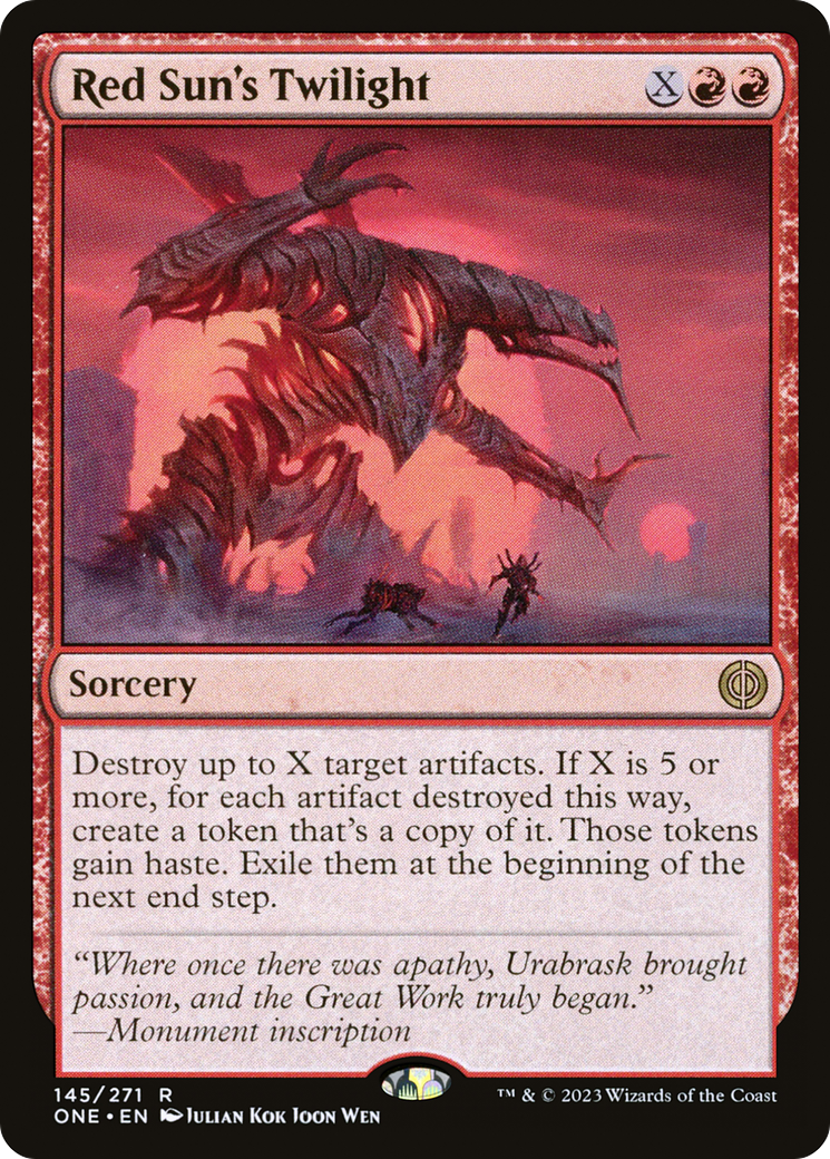 Red Sun's Twilight [Phyrexia: All Will Be One] | Dragon's Lair Comics and Fantasy Houston TX