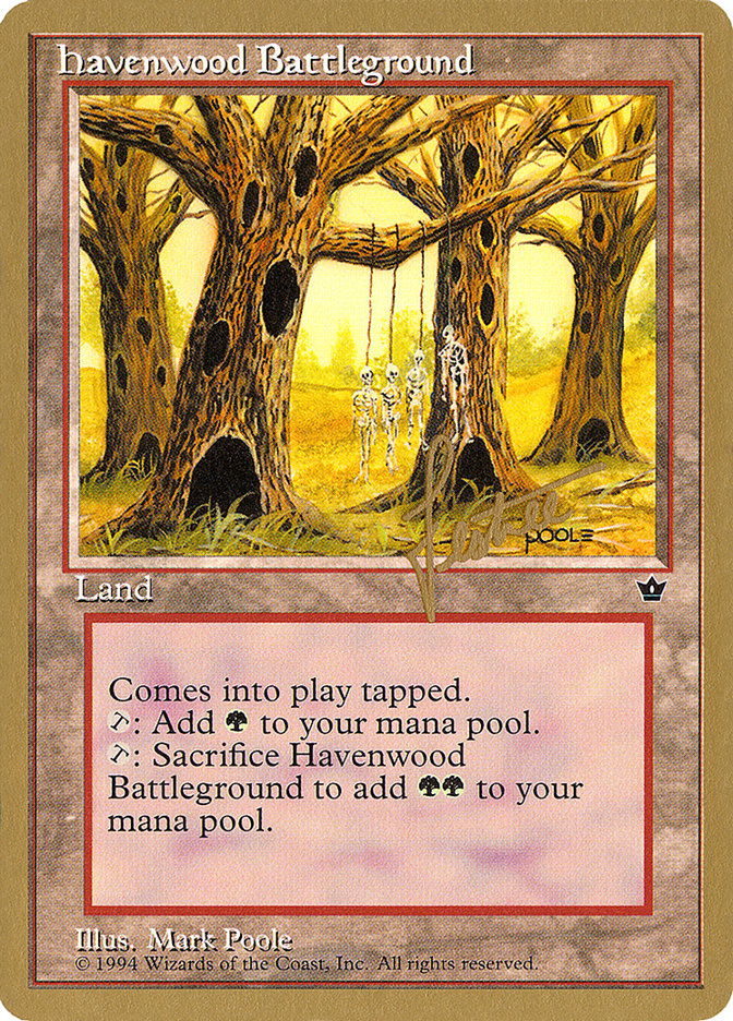 Havenwood Battleground (Bertrand Lestree) [Pro Tour Collector Set] | Dragon's Lair Comics and Fantasy Houston TX