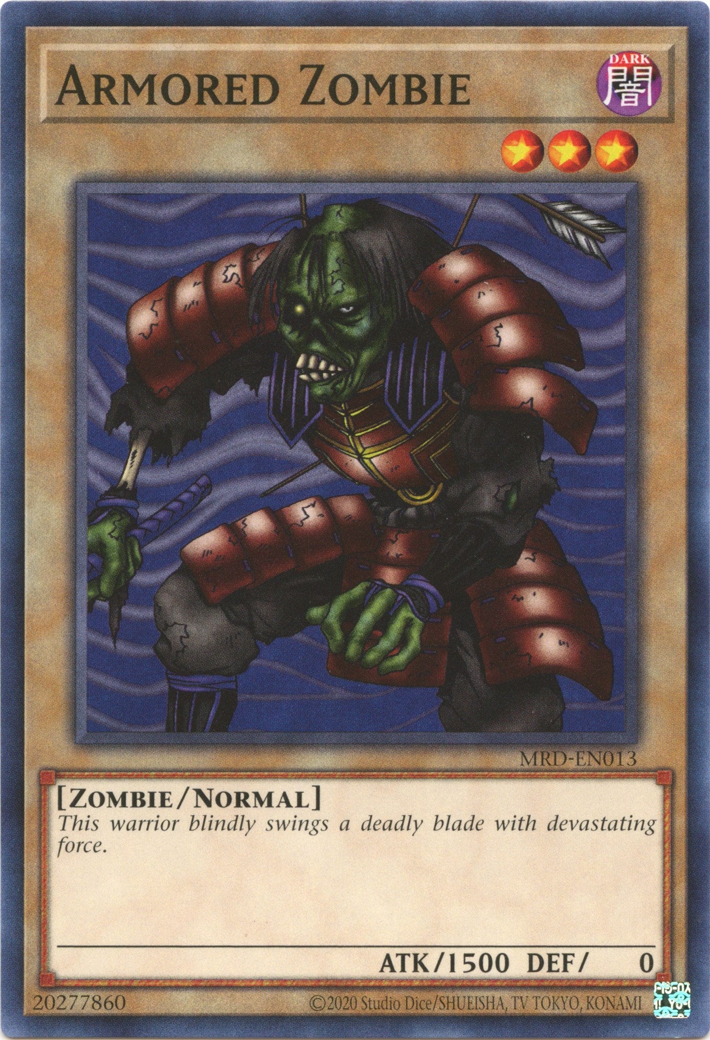 Armored Zombie (25th Anniversary) [MRD-EN013] Common | Dragon's Lair Comics and Fantasy Houston TX