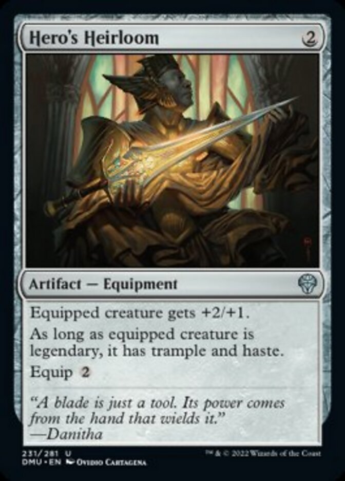 Hero's Heirloom [Dominaria United] | Dragon's Lair Comics and Fantasy Houston TX