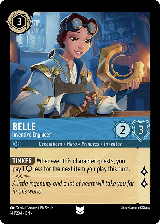 Belle - Inventive Engineer (141/204) [The First Chapter] | Dragon's Lair Comics and Fantasy Houston TX