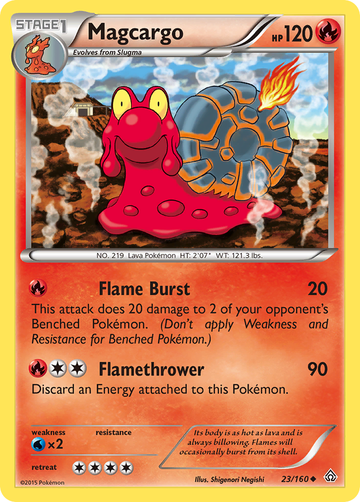 Magcargo (23/160) [XY: Primal Clash] | Dragon's Lair Comics and Fantasy Houston TX