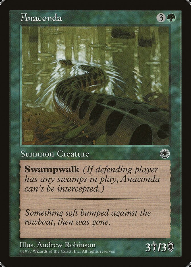 Anaconda (With Flavor Text) [Portal] | Dragon's Lair Comics and Fantasy Houston TX