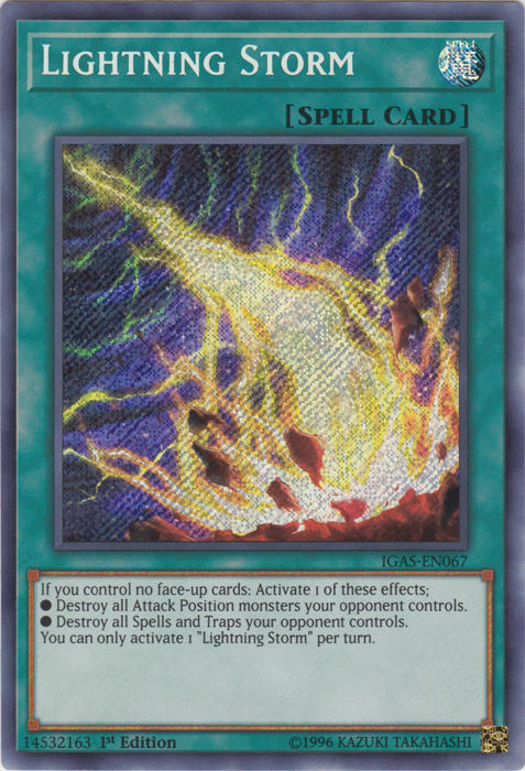 Lightning Storm [IGAS-EN067] Secret Rare | Dragon's Lair Comics and Fantasy Houston TX