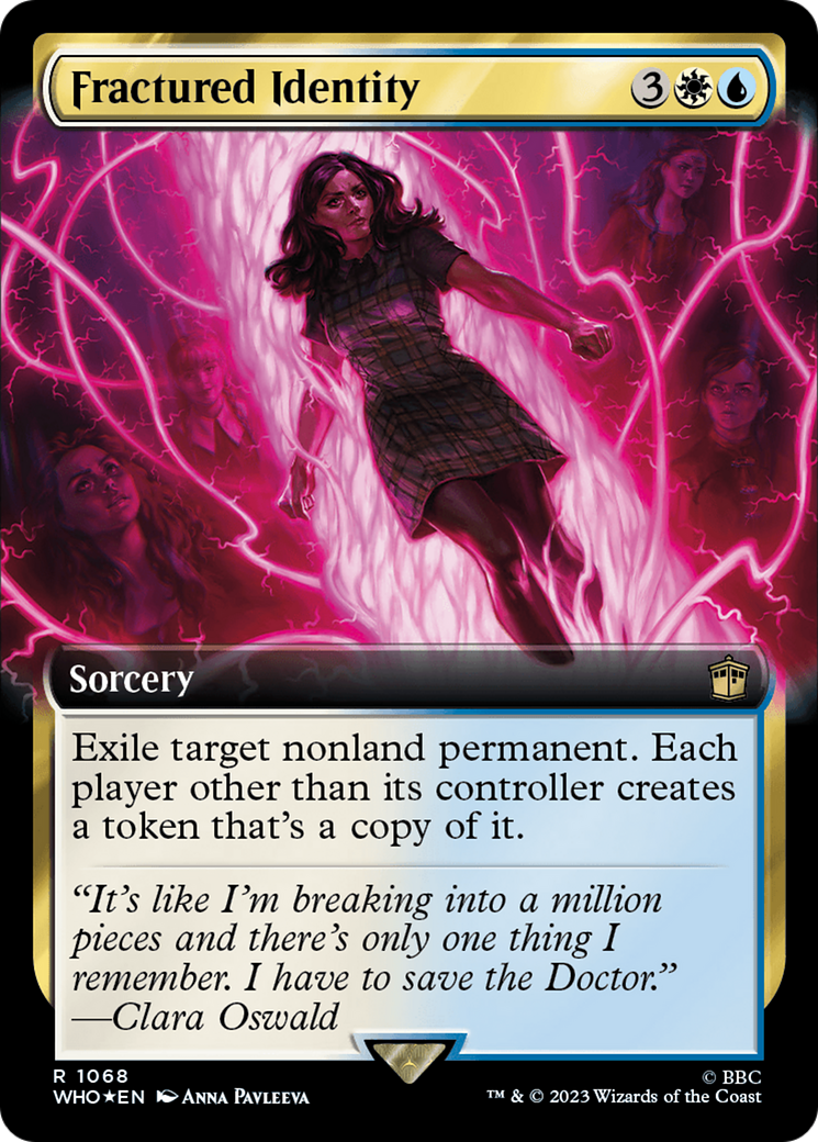 Fractured Identity (Extended Art) (Surge Foil) [Doctor Who] | Dragon's Lair Comics and Fantasy Houston TX