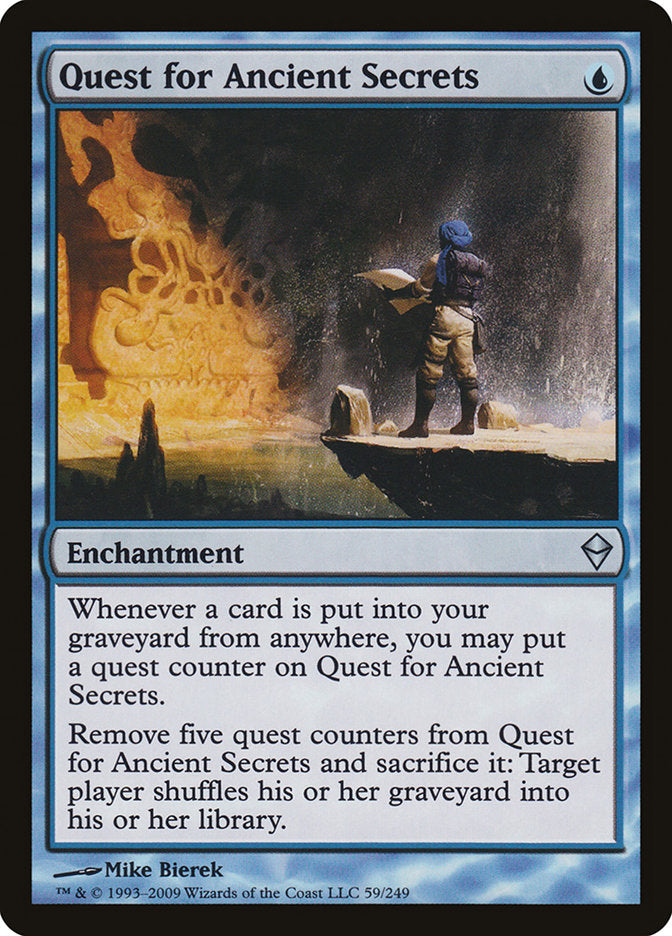 Quest for Ancient Secrets [Zendikar] | Dragon's Lair Comics and Fantasy Houston TX