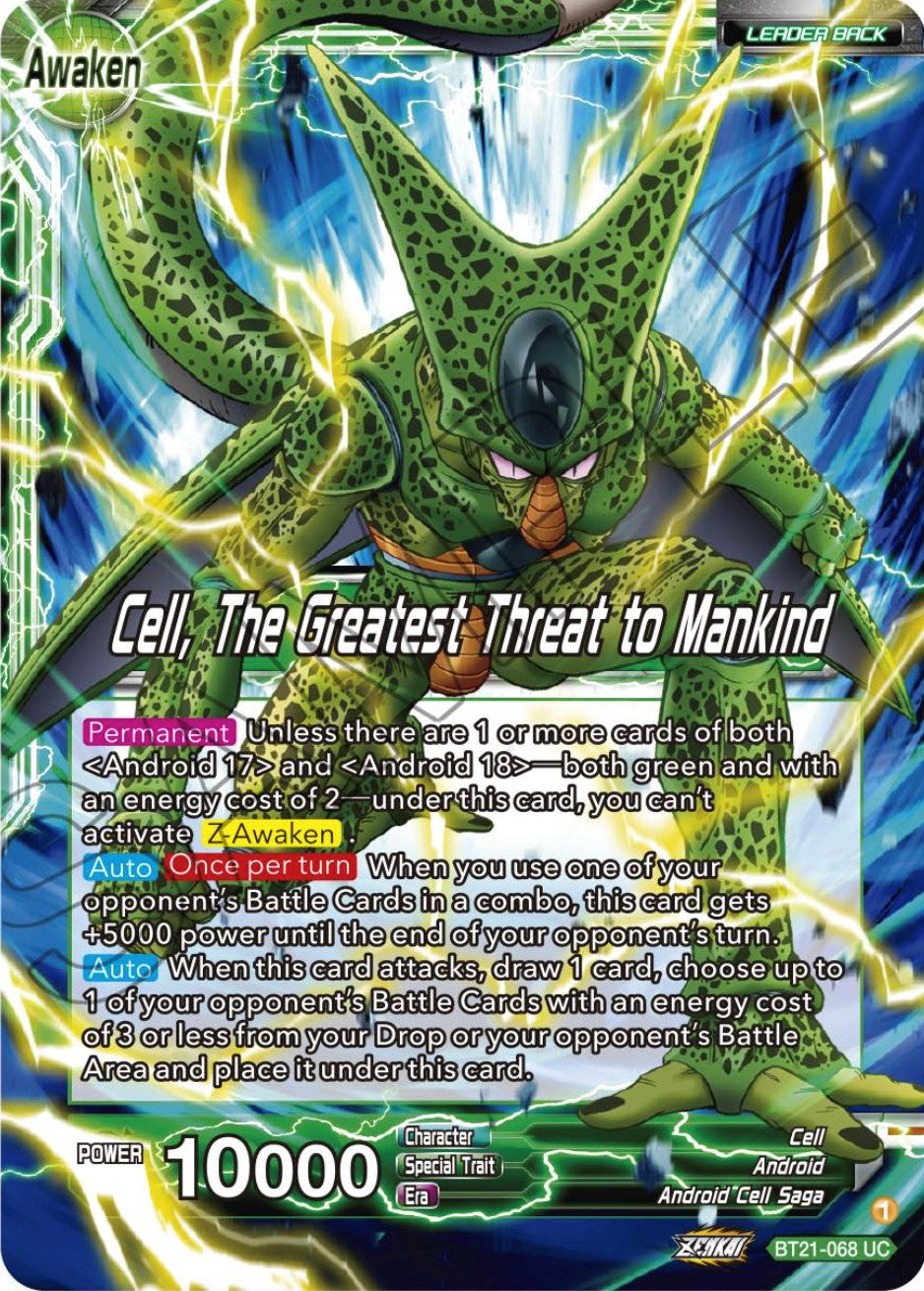 Cell // Cell, The Greatest Threat to Mankind (BT21-068) [Wild Resurgence] | Dragon's Lair Comics and Fantasy Houston TX
