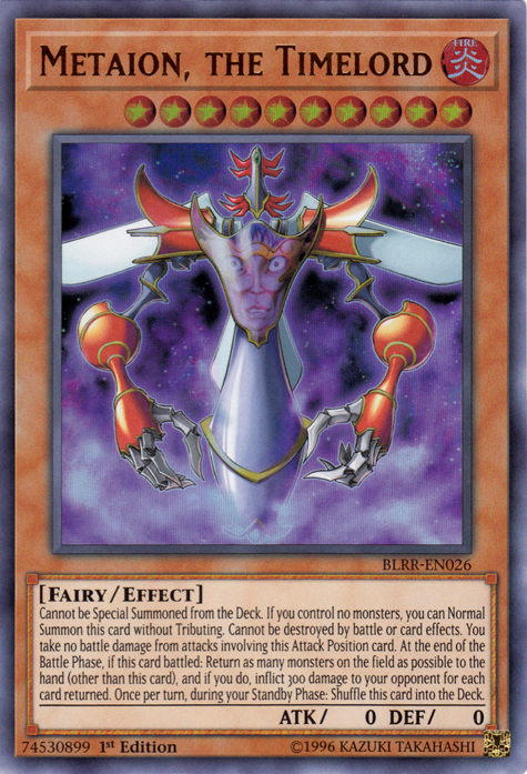 Metaion, the Timelord [BLRR-EN026] Ultra Rare | Dragon's Lair Comics and Fantasy Houston TX