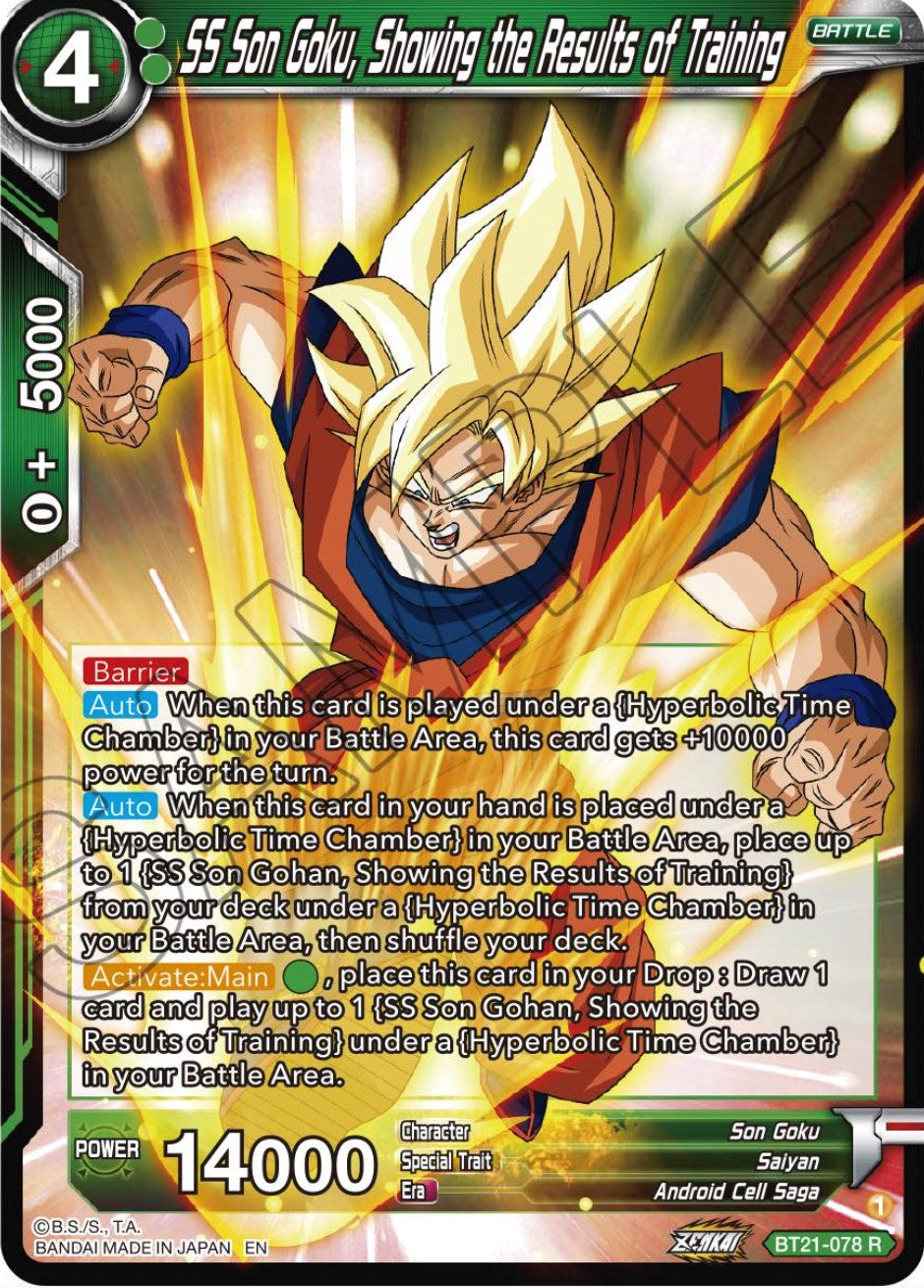 SS Son Goku, Showing the Results of Training (BT21-078) [Wild Resurgence] | Dragon's Lair Comics and Fantasy Houston TX