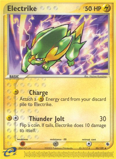 Electrike (30/109) [EX: Ruby & Sapphire] | Dragon's Lair Comics and Fantasy Houston TX