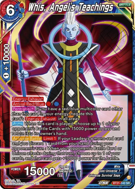 Whis, Angel's Teachings (BT21-142) [Wild Resurgence] | Dragon's Lair Comics and Fantasy Houston TX