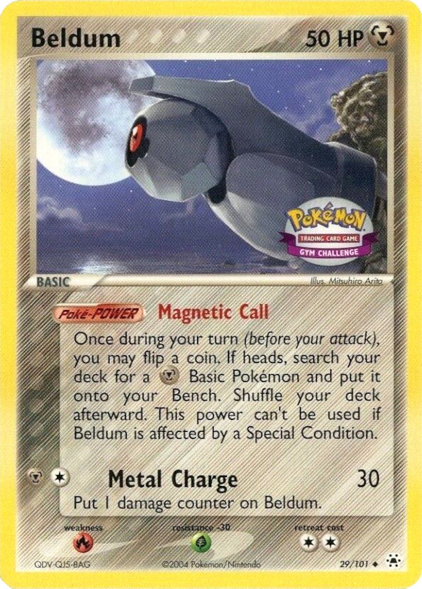 Beldum (29/101) (Gym Challenge) [EX: Hidden Legends] | Dragon's Lair Comics and Fantasy Houston TX
