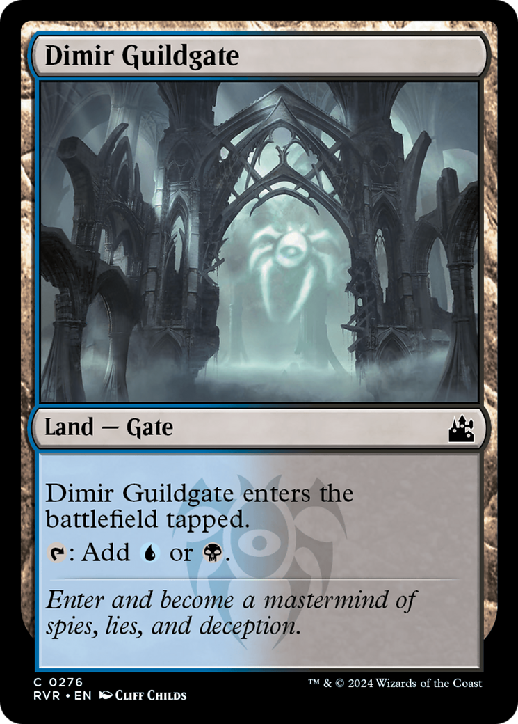 Dimir Guildgate [Ravnica Remastered] | Dragon's Lair Comics and Fantasy Houston TX
