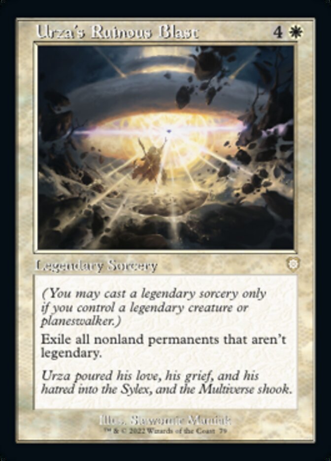 Urza's Ruinous Blast (Retro) [The Brothers' War Commander] | Dragon's Lair Comics and Fantasy Houston TX