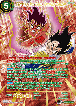 Kaio-Ken Son Goku, Decisive Battle (SPR) (BT15-066) [Saiyan Showdown] | Dragon's Lair Comics and Fantasy Houston TX
