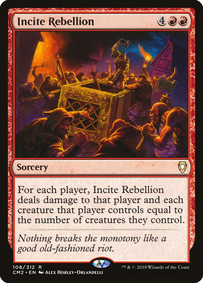 Incite Rebellion [Commander Anthology Volume II] | Dragon's Lair Comics and Fantasy Houston TX
