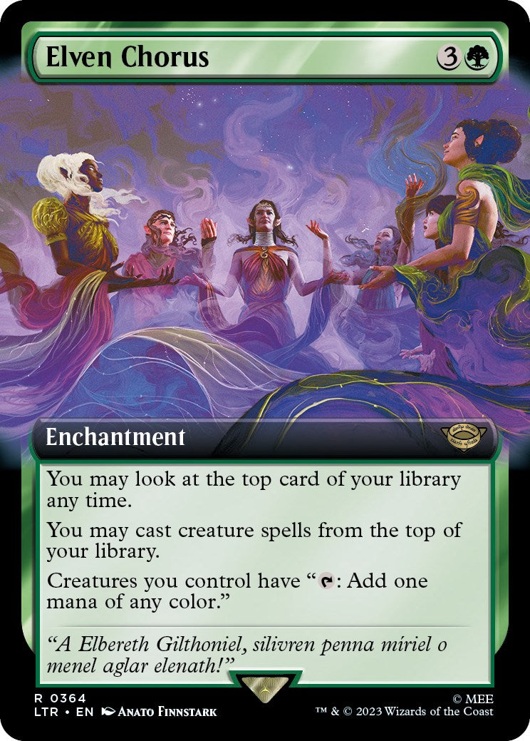 Elven Chorus (Extended Art) [The Lord of the Rings: Tales of Middle-Earth] | Dragon's Lair Comics and Fantasy Houston TX