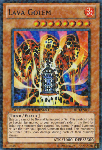 Lava Golem [DT03-EN006] Super Rare | Dragon's Lair Comics and Fantasy Houston TX