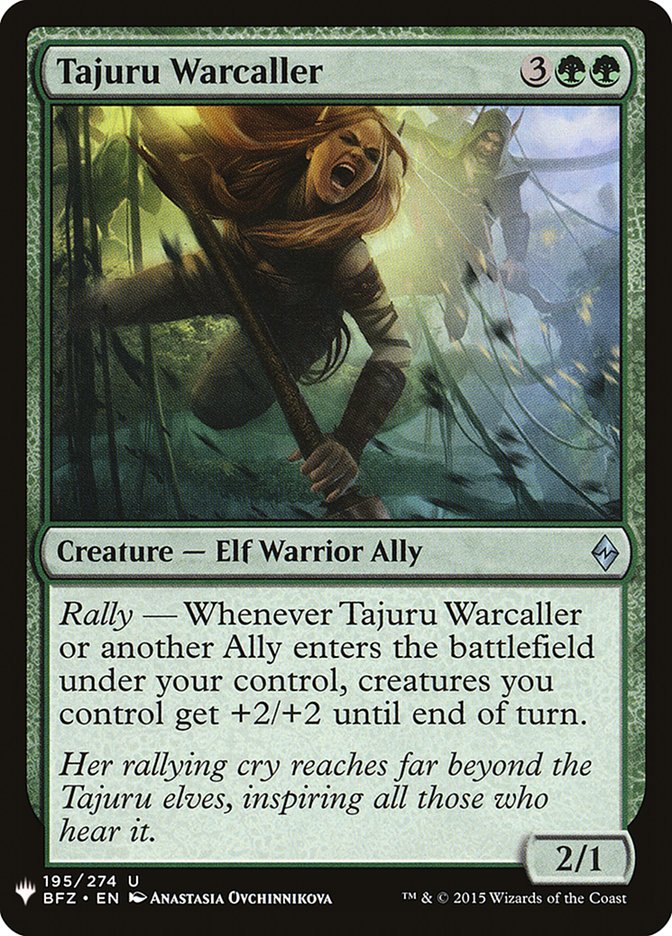 Tajuru Warcaller [Mystery Booster] | Dragon's Lair Comics and Fantasy Houston TX