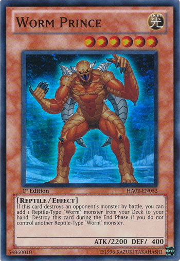 Worm Prince [HA02-EN053] Super Rare | Dragon's Lair Comics and Fantasy Houston TX
