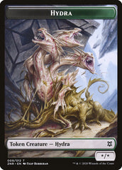 Angel Warrior // Hydra Double-Sided Token [Zendikar Rising Tokens] | Dragon's Lair Comics and Fantasy Houston TX