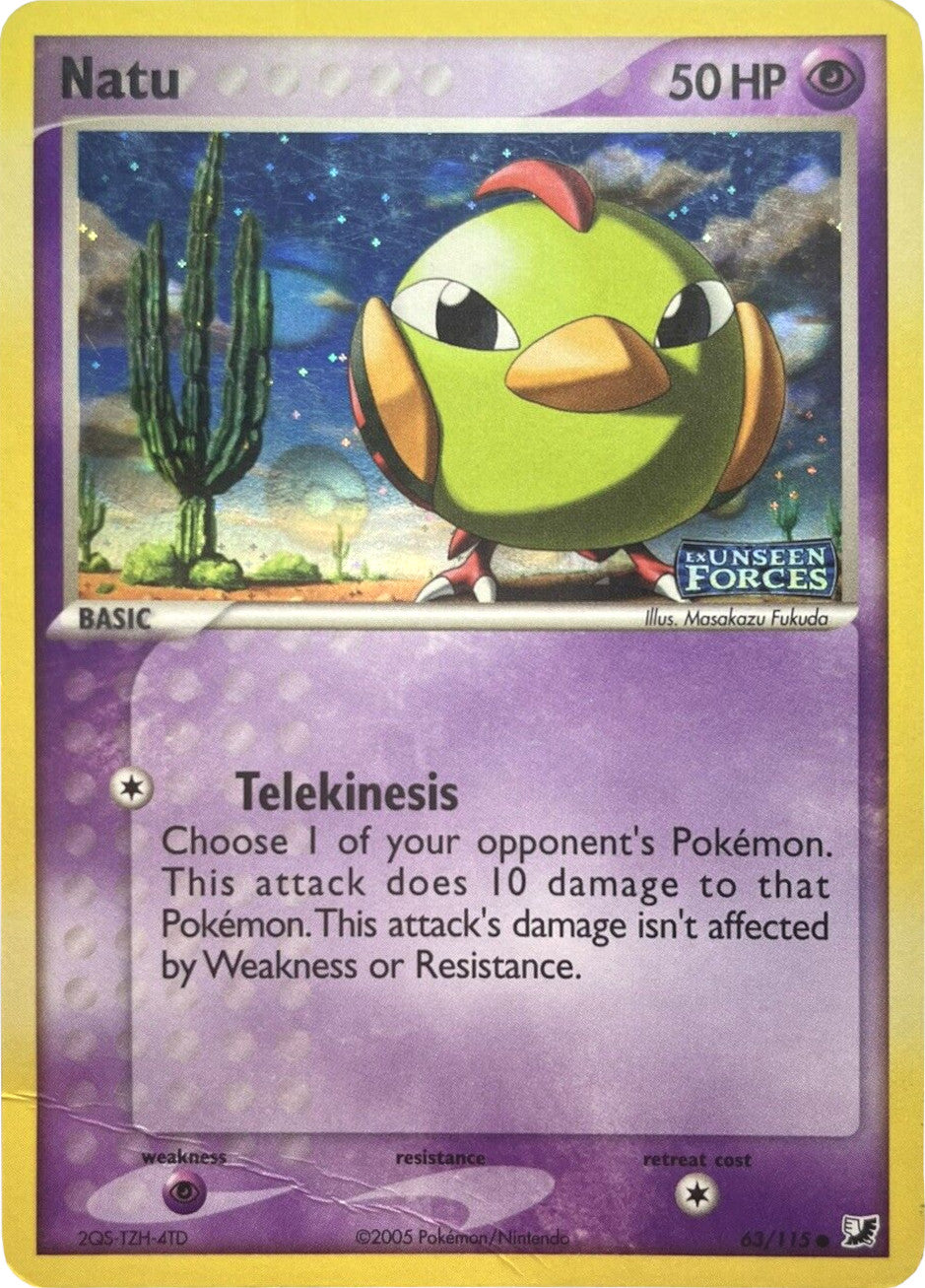 Natu (63/115) (Stamped) [EX: Unseen Forces] | Dragon's Lair Comics and Fantasy Houston TX