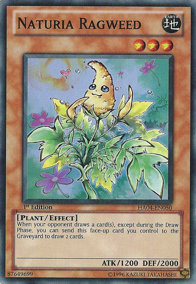 Naturia Ragweed [HA04-EN050] Super Rare | Dragon's Lair Comics and Fantasy Houston TX