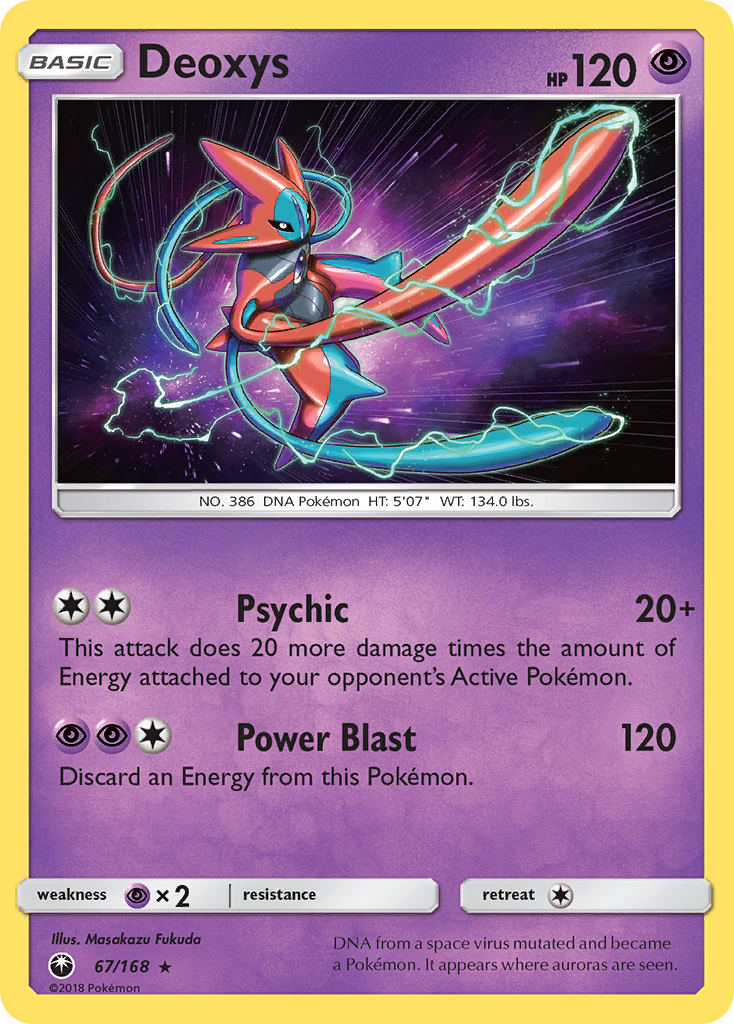 Deoxys (67/168) [Sun & Moon: Celestial Storm] | Dragon's Lair Comics and Fantasy Houston TX