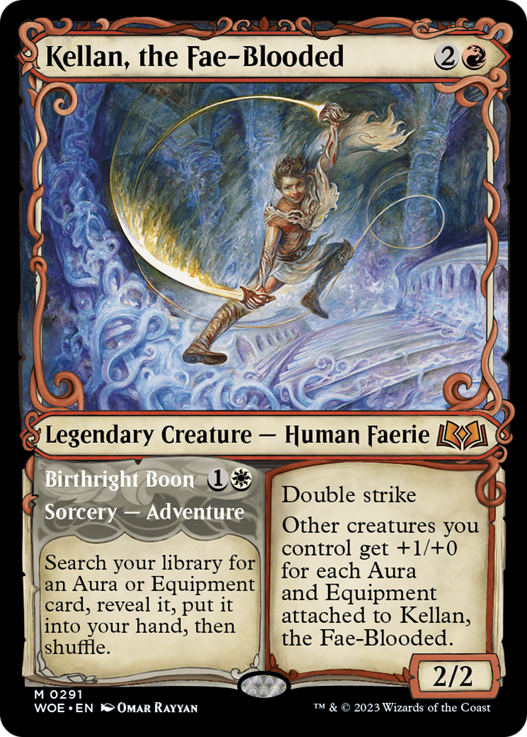 Kellan, the Fae-Blooded // Birthright Boon (Showcase) [Wilds of Eldraine] | Dragon's Lair Comics and Fantasy Houston TX