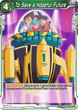 To Save a Hopeful Future (BT3-079) [Cross Worlds] | Dragon's Lair Comics and Fantasy Houston TX
