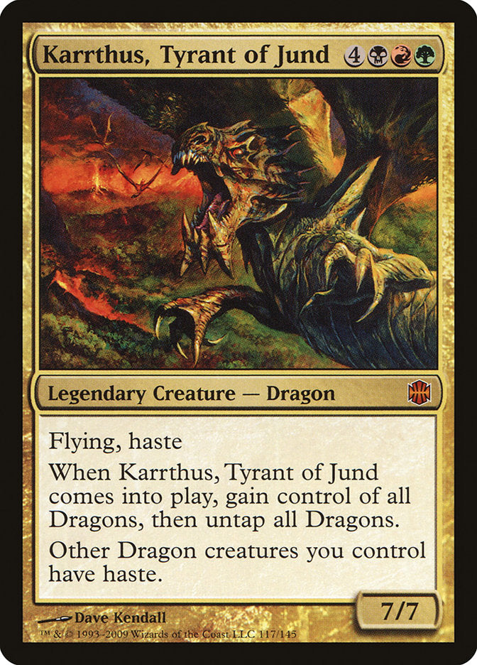 Karrthus, Tyrant of Jund [Alara Reborn] | Dragon's Lair Comics and Fantasy Houston TX
