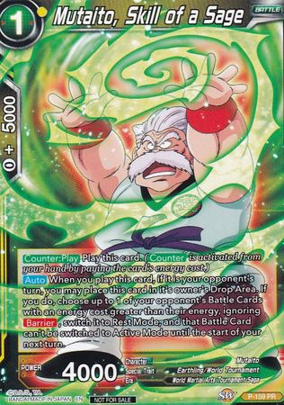 Mutaito, Skill of a Sage (Power Booster) (P-159) [Promotion Cards] | Dragon's Lair Comics and Fantasy Houston TX