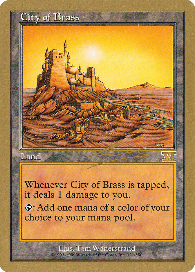 City of Brass (Nicolas Labarre) [World Championship Decks 2000] | Dragon's Lair Comics and Fantasy Houston TX