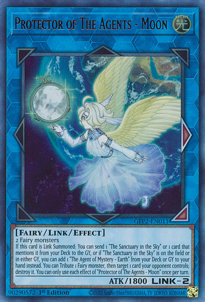 Protector of The Agents - Moon [GFP2-EN011] Ultra Rare | Dragon's Lair Comics and Fantasy Houston TX
