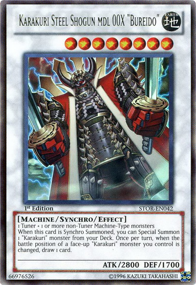 Karakuri Steel Shogun mdl 00X "Bureido" [STOR-EN042] Ultra Rare | Dragon's Lair Comics and Fantasy Houston TX