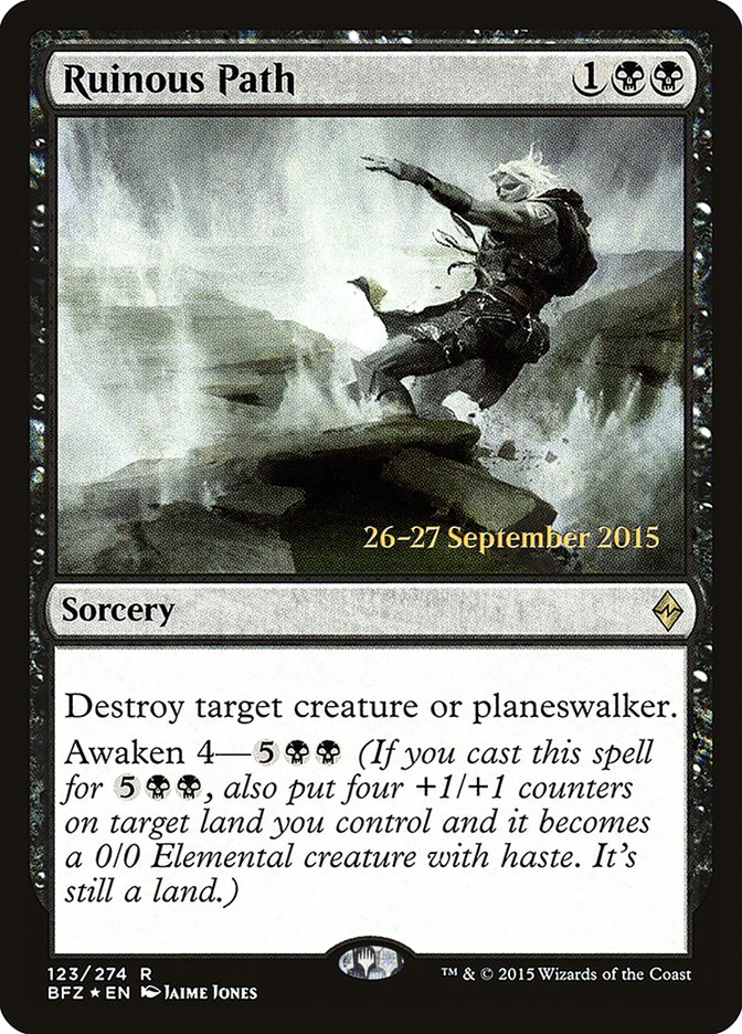 Ruinous Path [Battle for Zendikar Prerelease Promos] | Dragon's Lair Comics and Fantasy Houston TX
